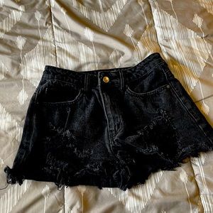 Denim shorts